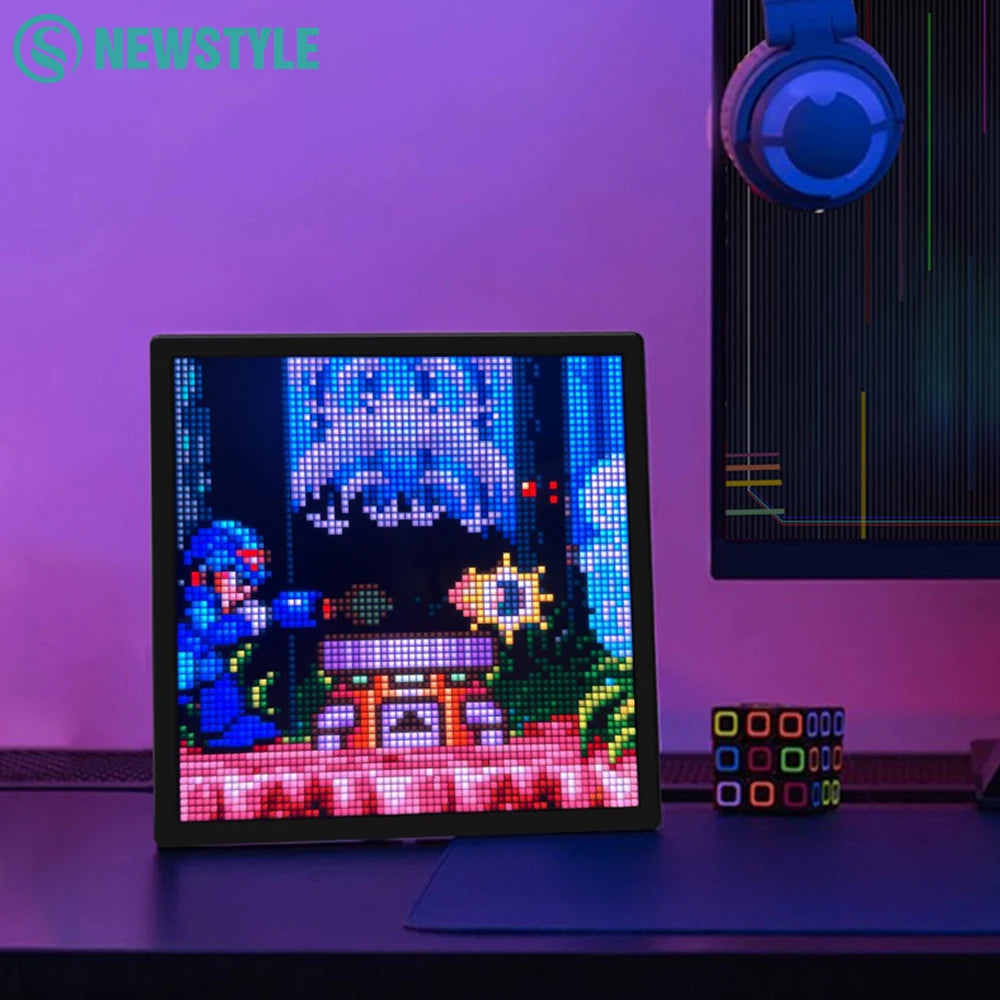 RGB LED Pixel Art Frame